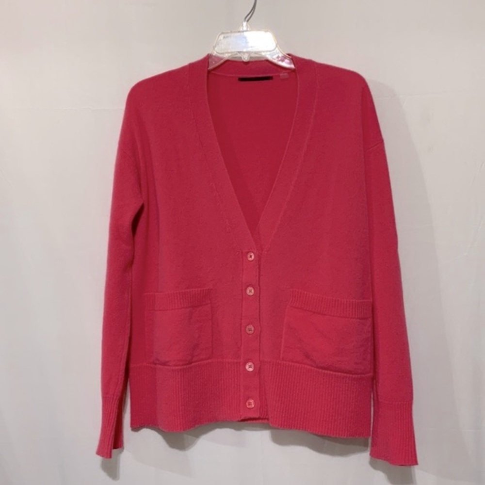BRAZEAU Tricot Chic Pink Cadhmere Cardigan Sweater for Effortless Style